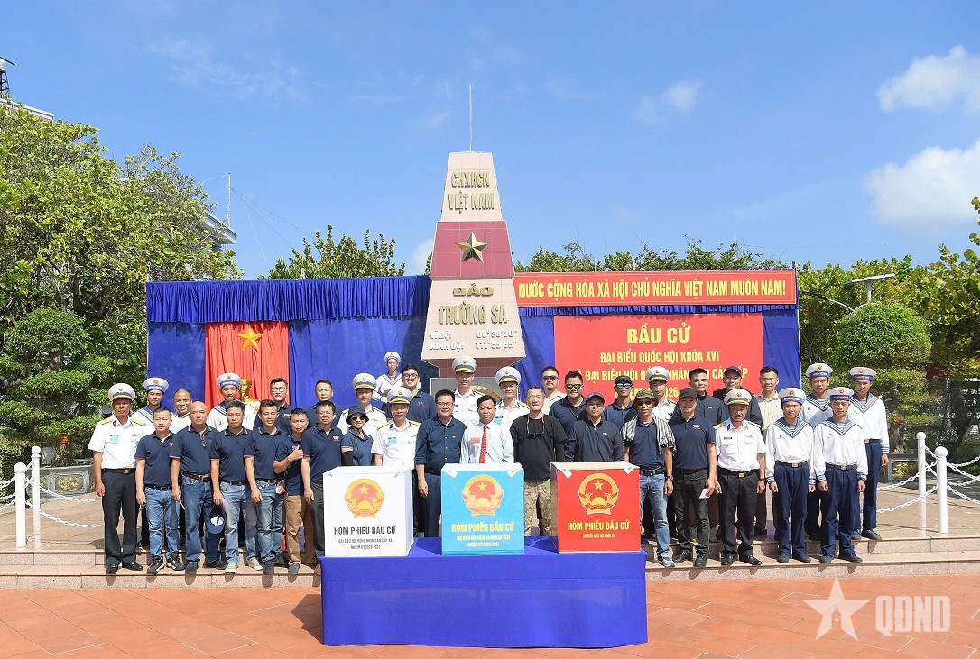 Đặc khu Trường Sa hoàn thành xuất sắc nhiệm vụ tổ chức bầu cử